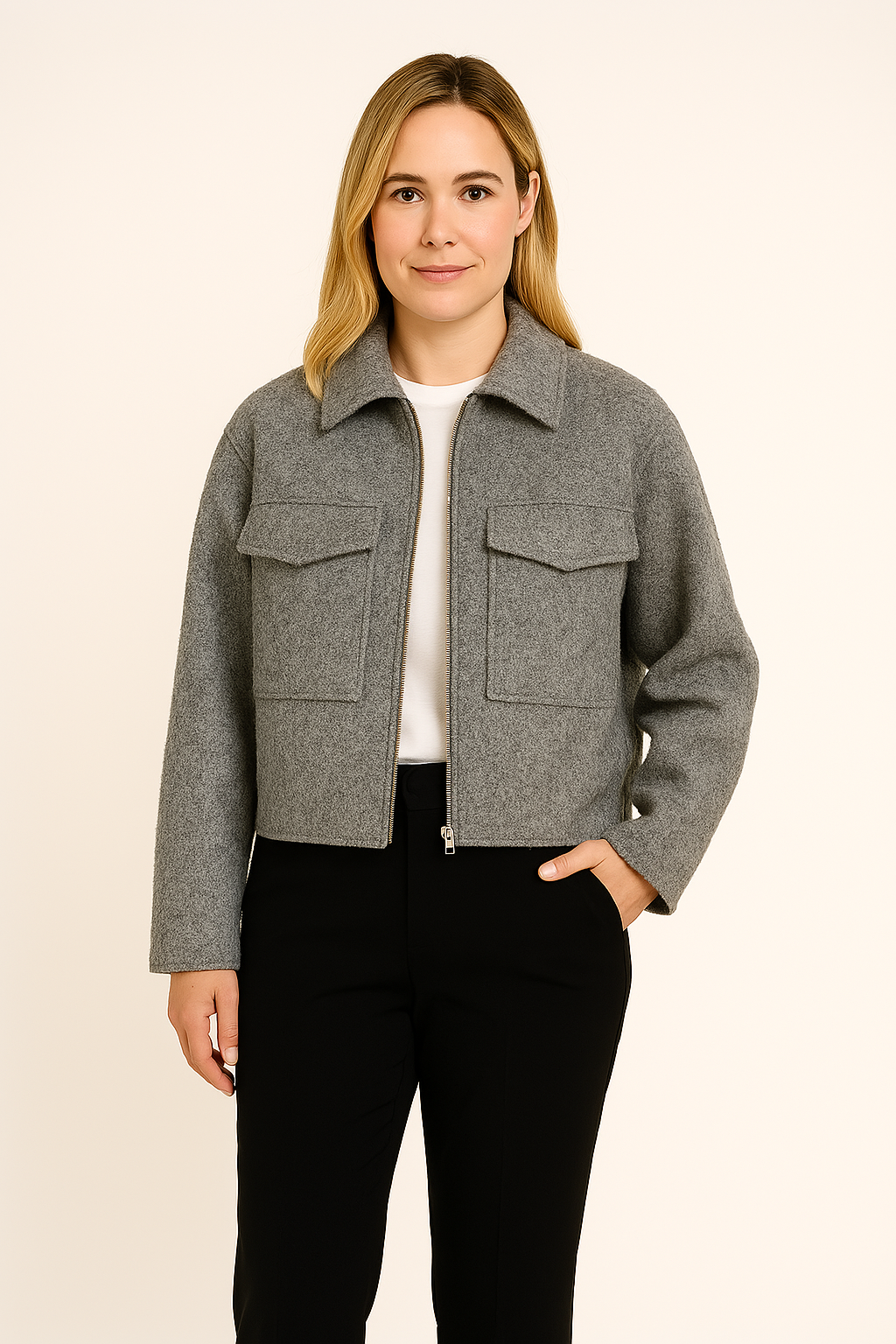 Jaqueta Astrid Elegante e Moderna