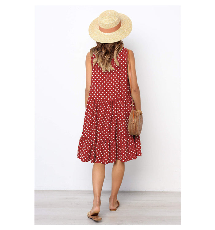 Vestido Carol Curto Assimétrico Babado na Barra Black Friday