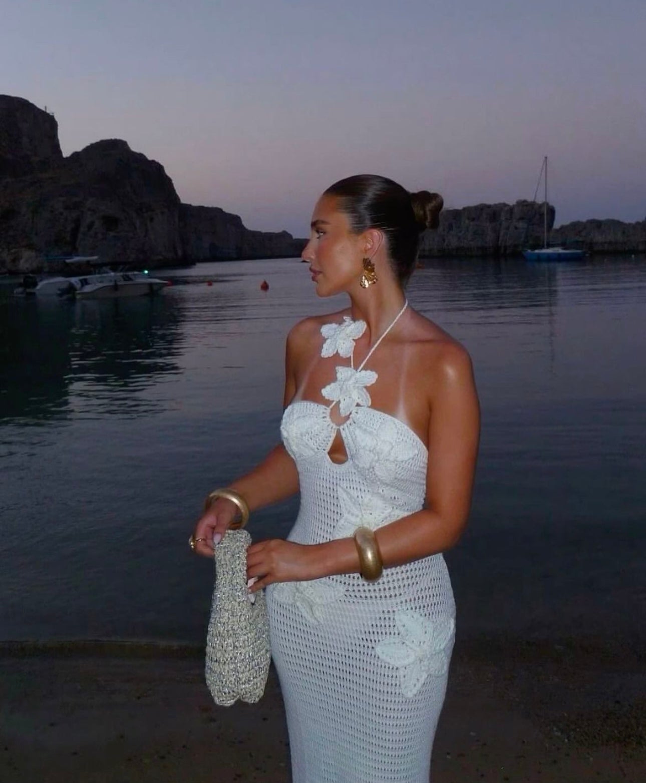 Vestido Usy em crochê