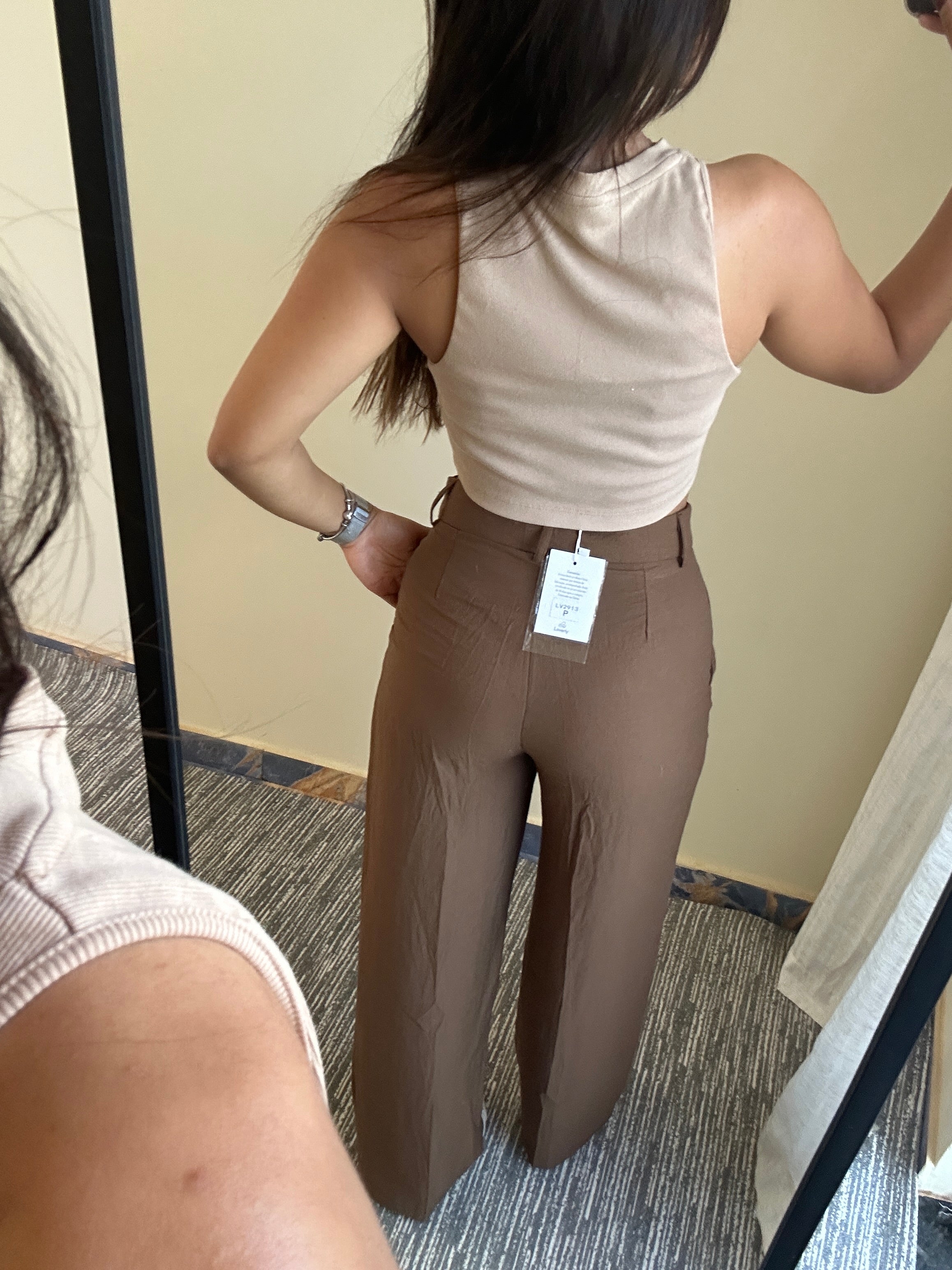 Calça Usy alfaiataria Mel