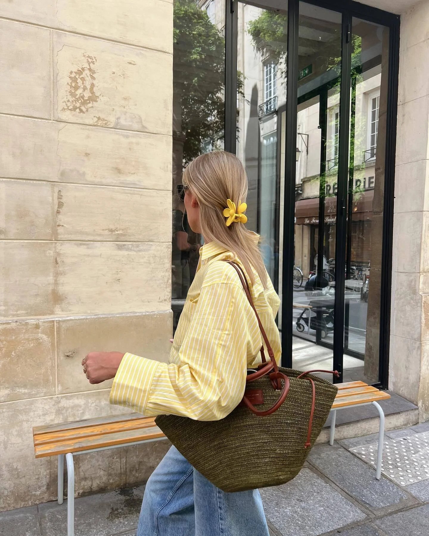 Camisa Usy feminina listrada Laila