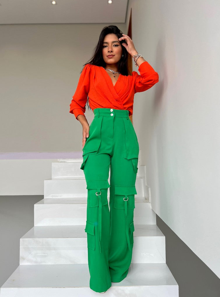 Calça-Cargo-Feminina-Zirta-Verde