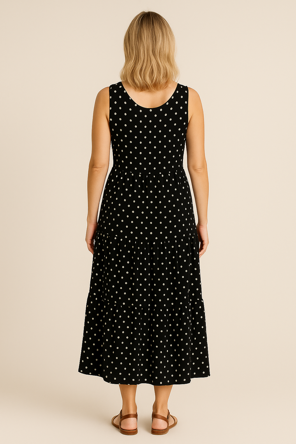 Vestido Simony Sem Mangas e Saia 3 Marias Black Friday