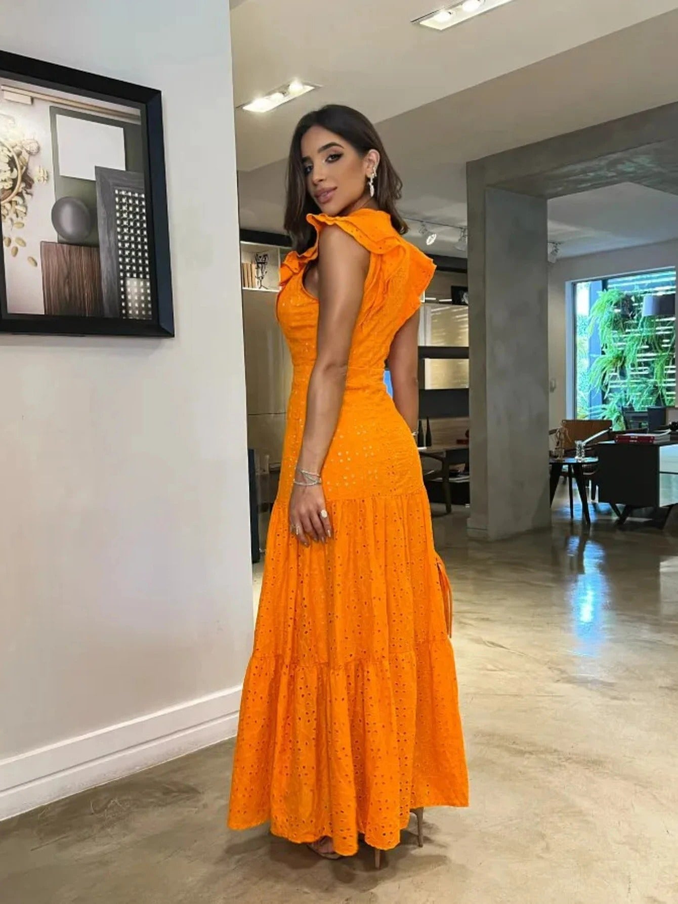 Vestido Amélia Elegante e Romântico