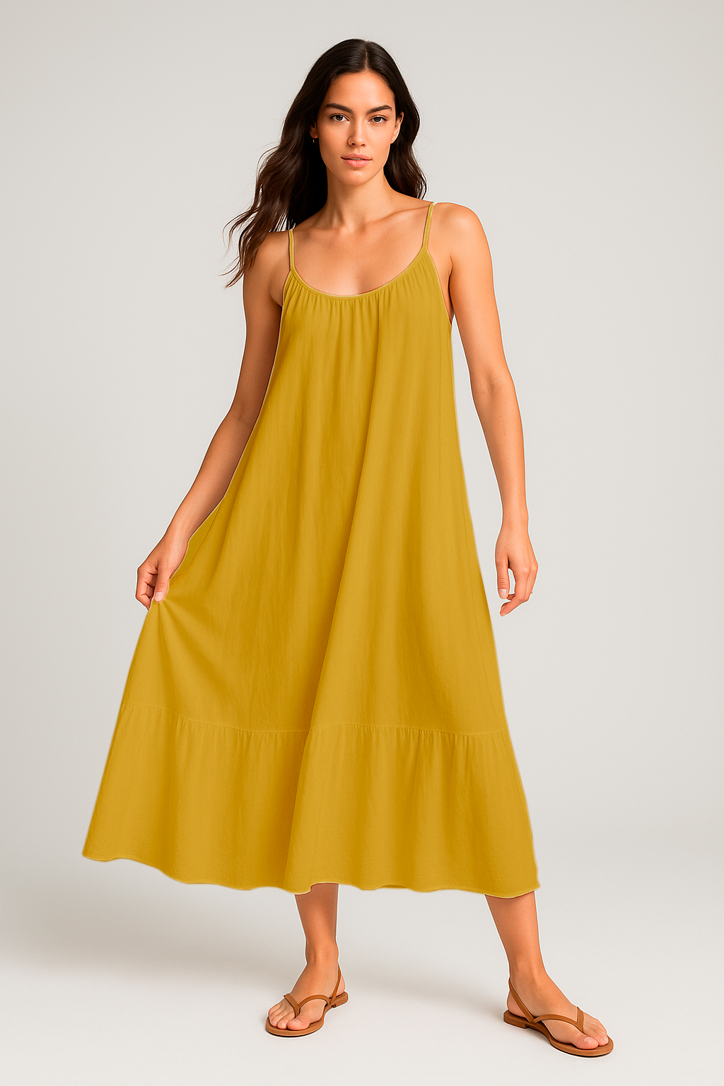 Vestido Jhulie Longo de Alcinha e Saia 1 Maria Black Friday