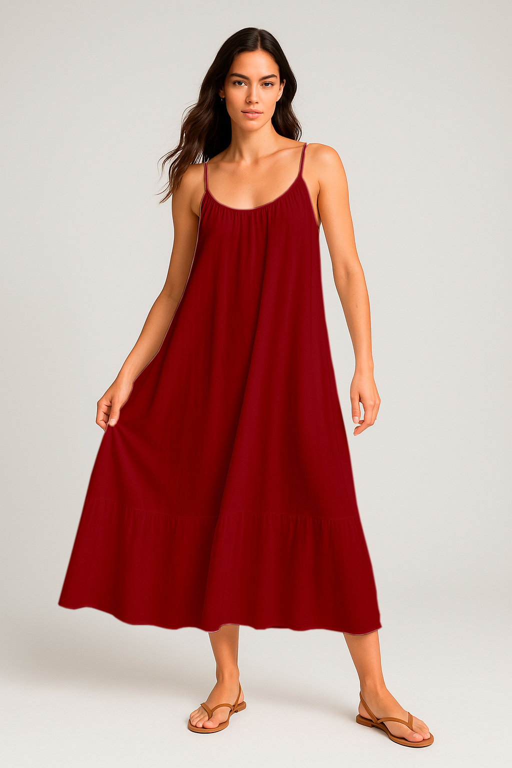 Vestido Jhulie Longo de Alcinha e Saia 1 Maria Black Friday