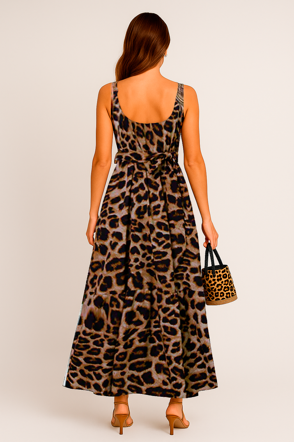 Vestido Lully Longo sem Manga Fluído - Oncinha Black Friday