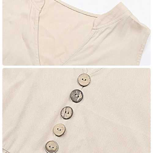 Vestido Maia Decote V com Botões e Saia 3 Marias Black Friday