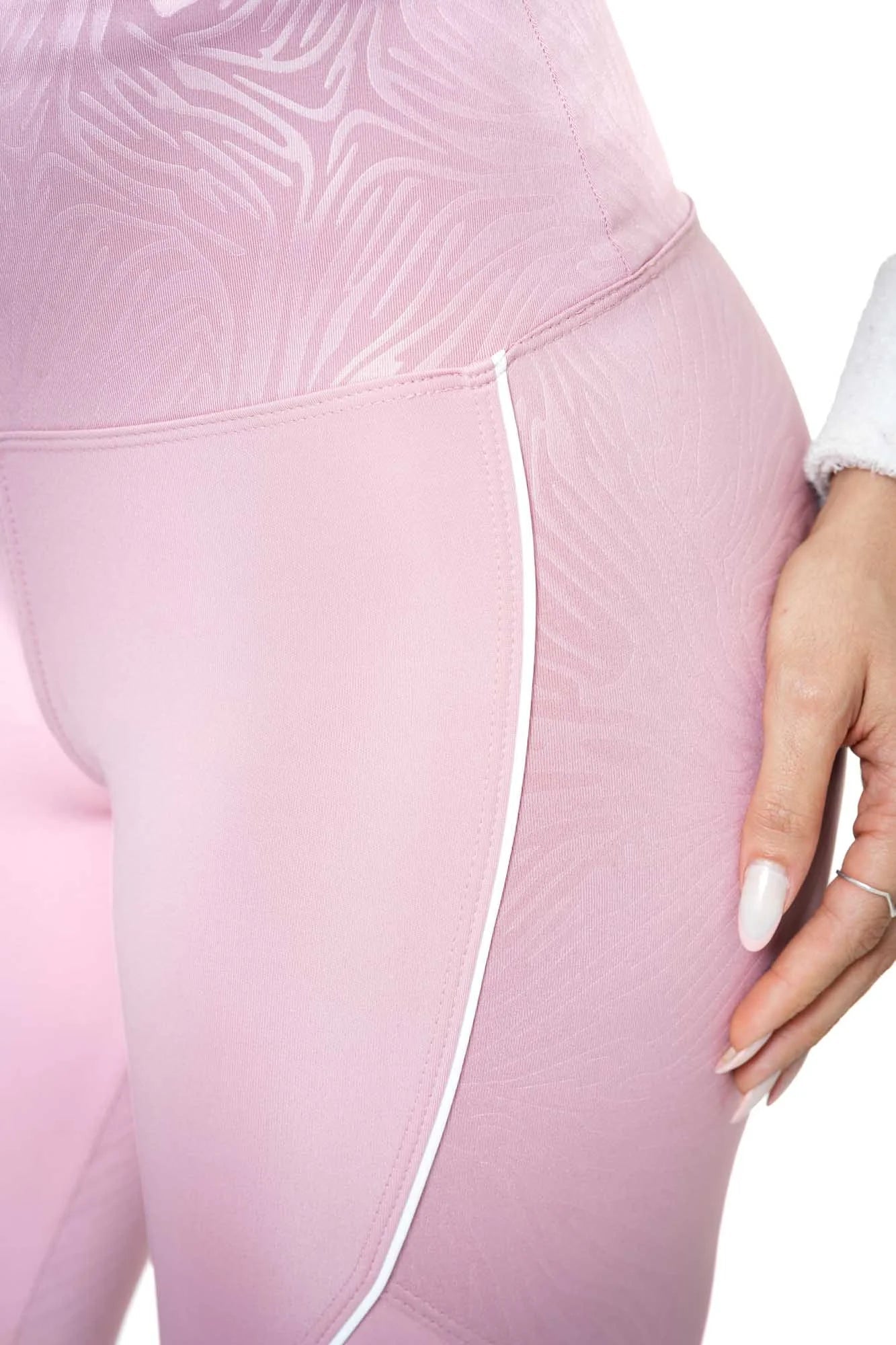 Conjunto de Academia Texturizado Action Rosa Claro