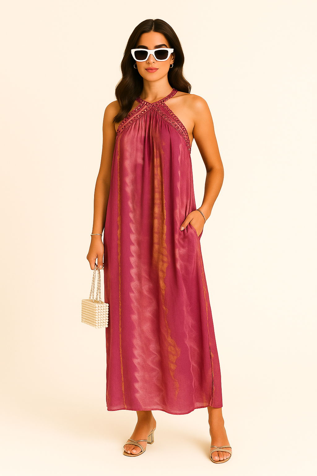 Vestido Aurora Fluido e Sofisticado