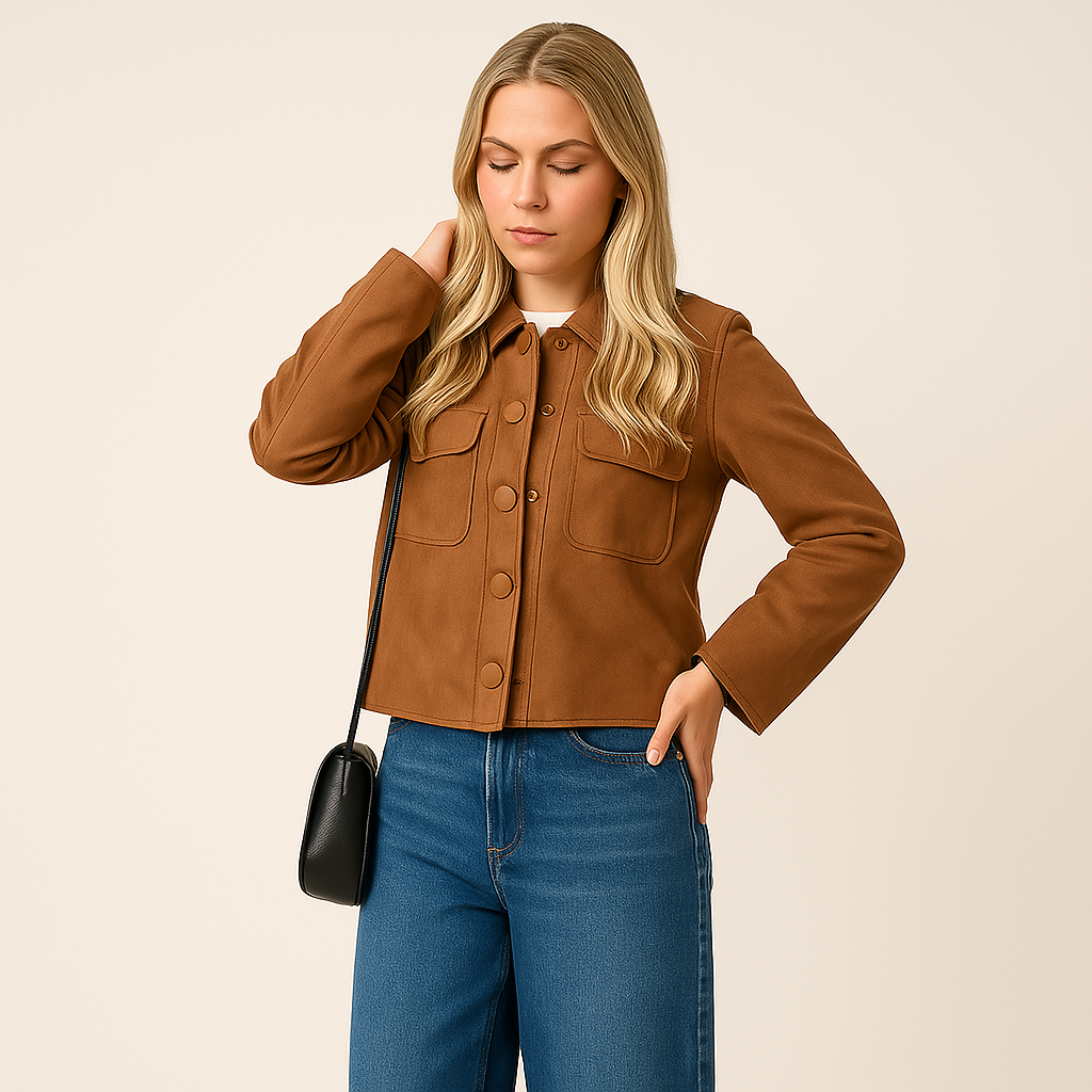 Casaco Heloa Vintage e Sofisticado