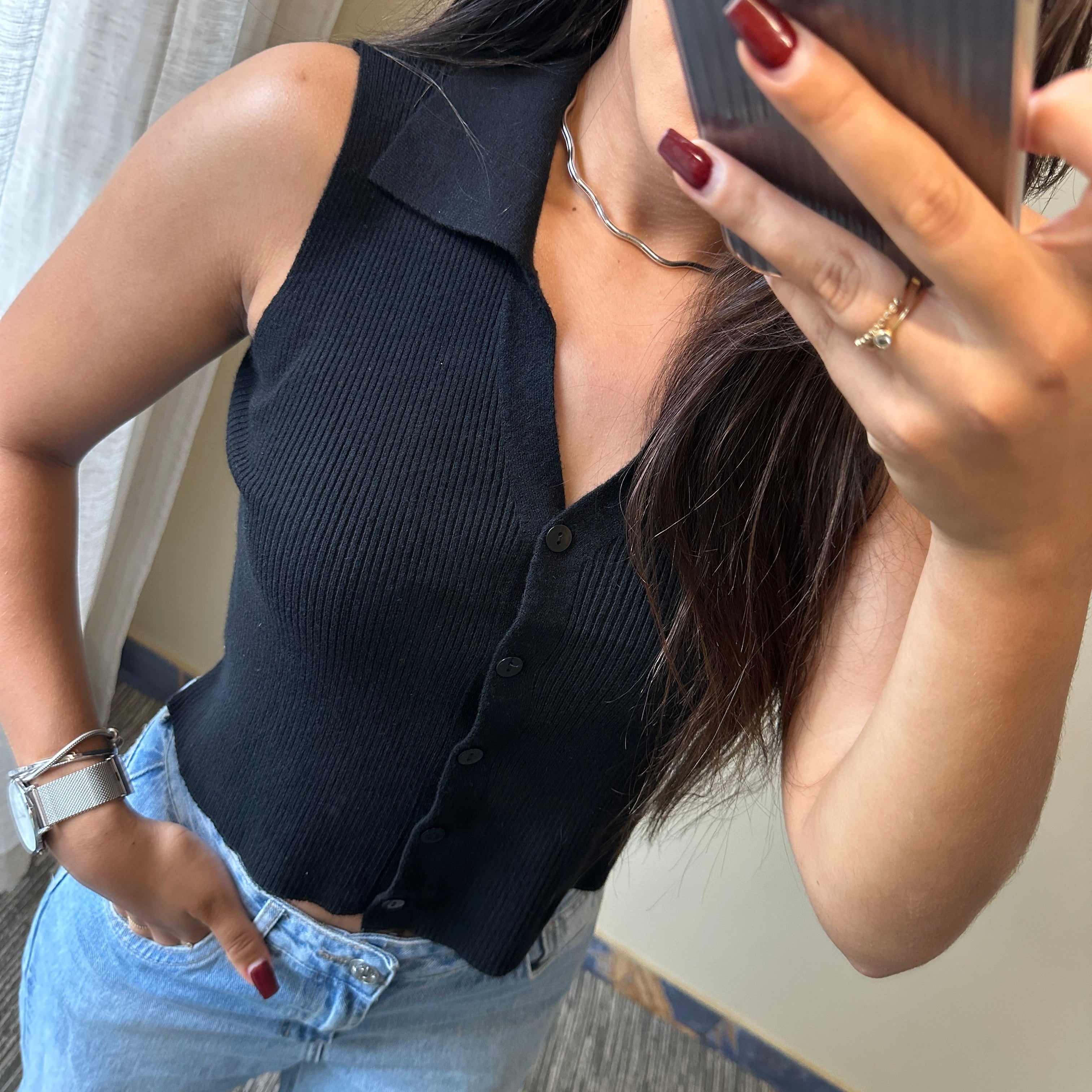 Colete Usy em viscose