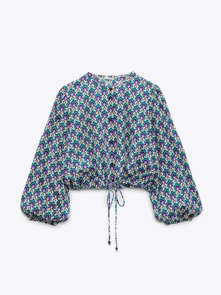 Conjunto Feminino Fashion Estampado - Blusa + Calça