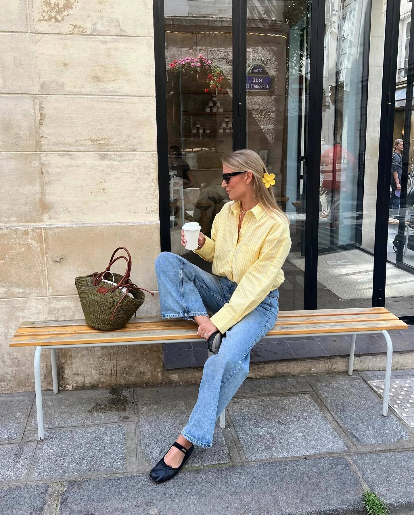 Camisa Usy feminina listrada Laila