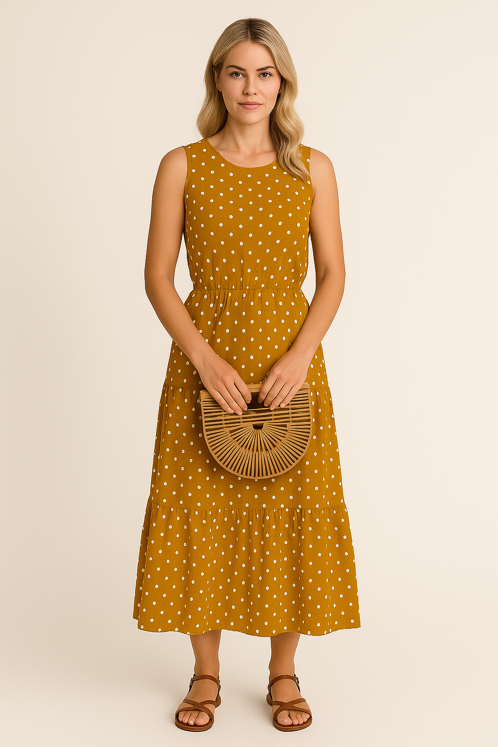 Vestido Simony Sem Mangas e Saia 3 Marias Black Friday