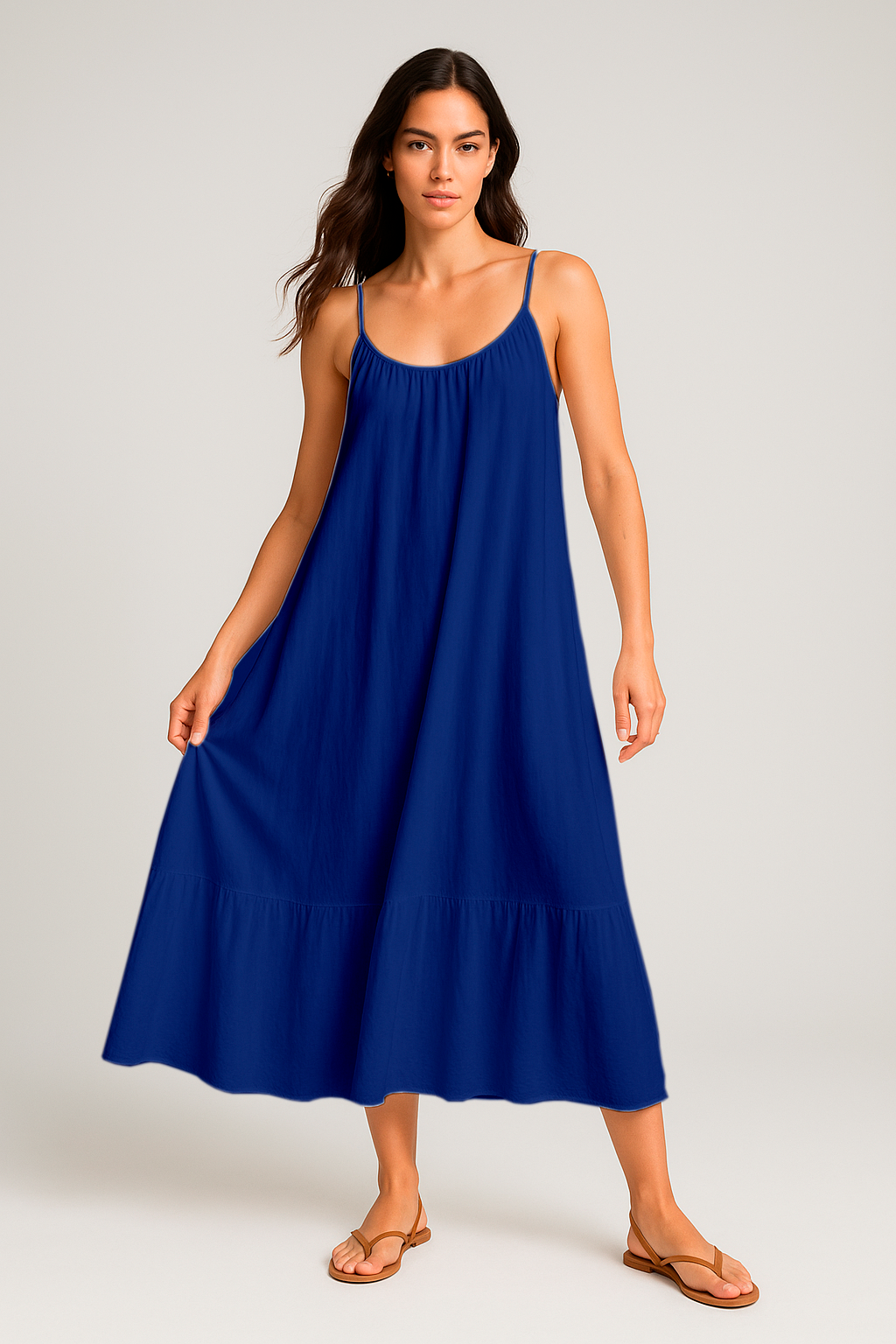 Vestido Jhulie Longo de Alcinha e Saia 1 Maria Black Friday