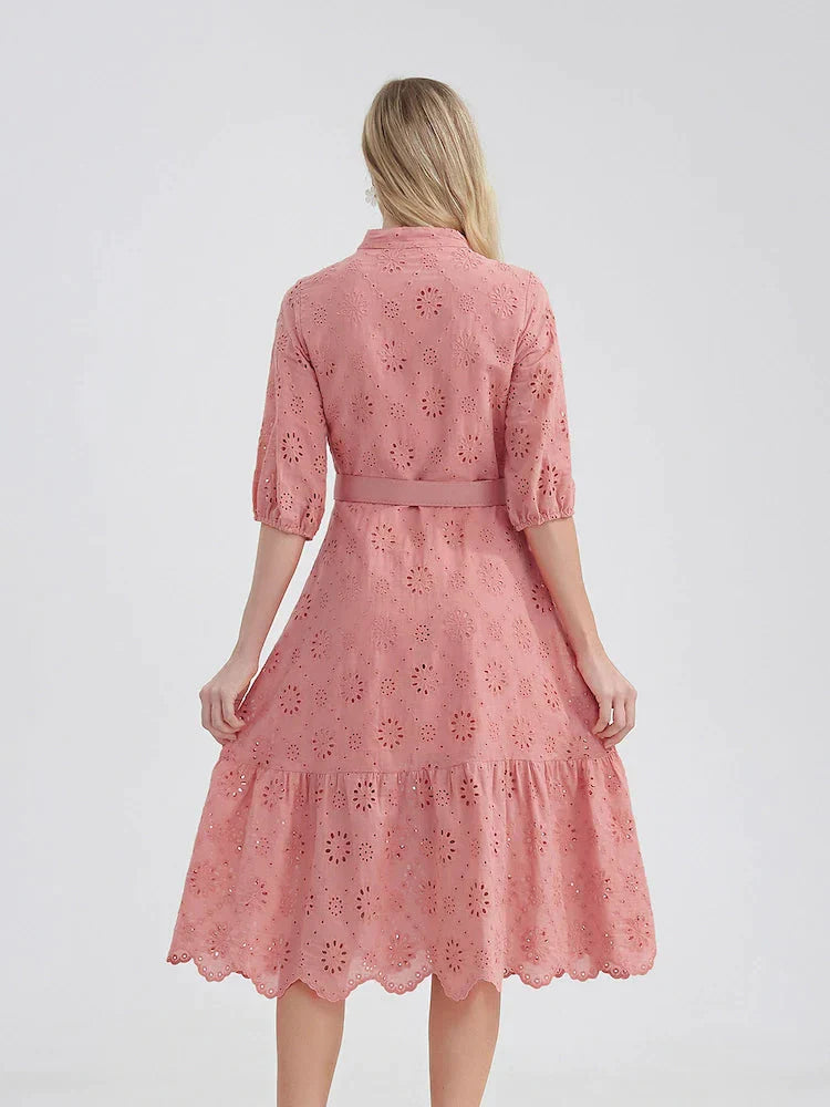 COMPRE 1 LEVE 2 - Vestido Soltinho Laise Midi Elegante