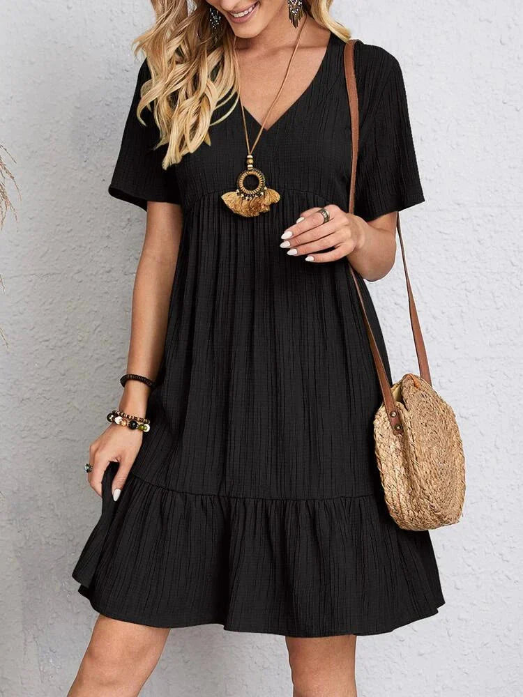 COMPRE 1 LEVE 2 - Vestido Casual Soltinho Midi de Verão Anne